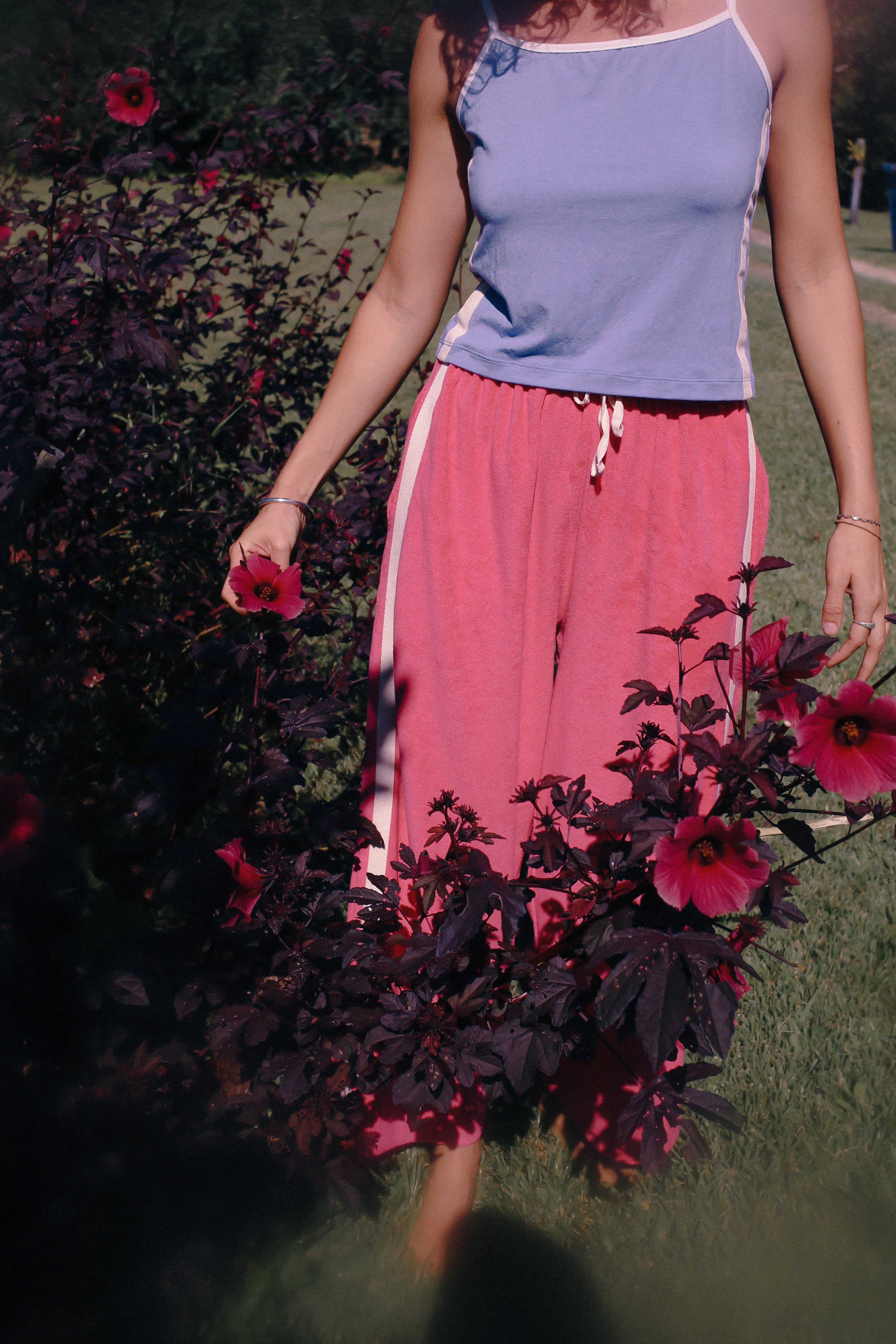 Sporty Crop Top in Lavender - Atmosea