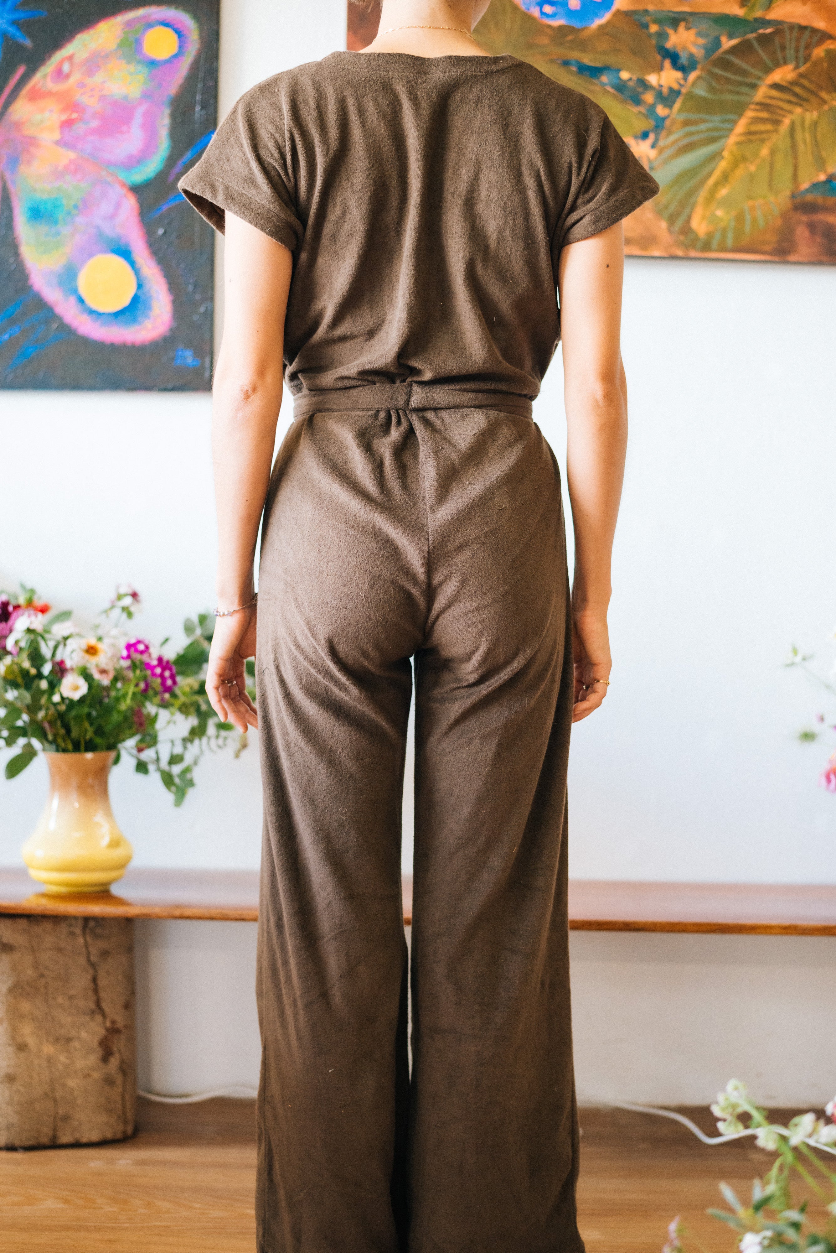 Terry Boiler Suit Brown - Atmosea