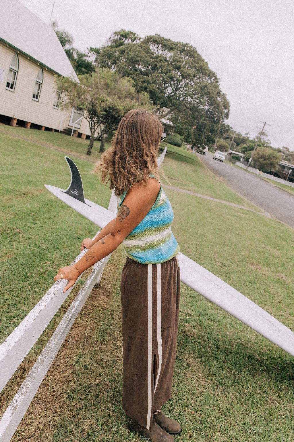 Terry Long Skirt Chocolate - Atmosea