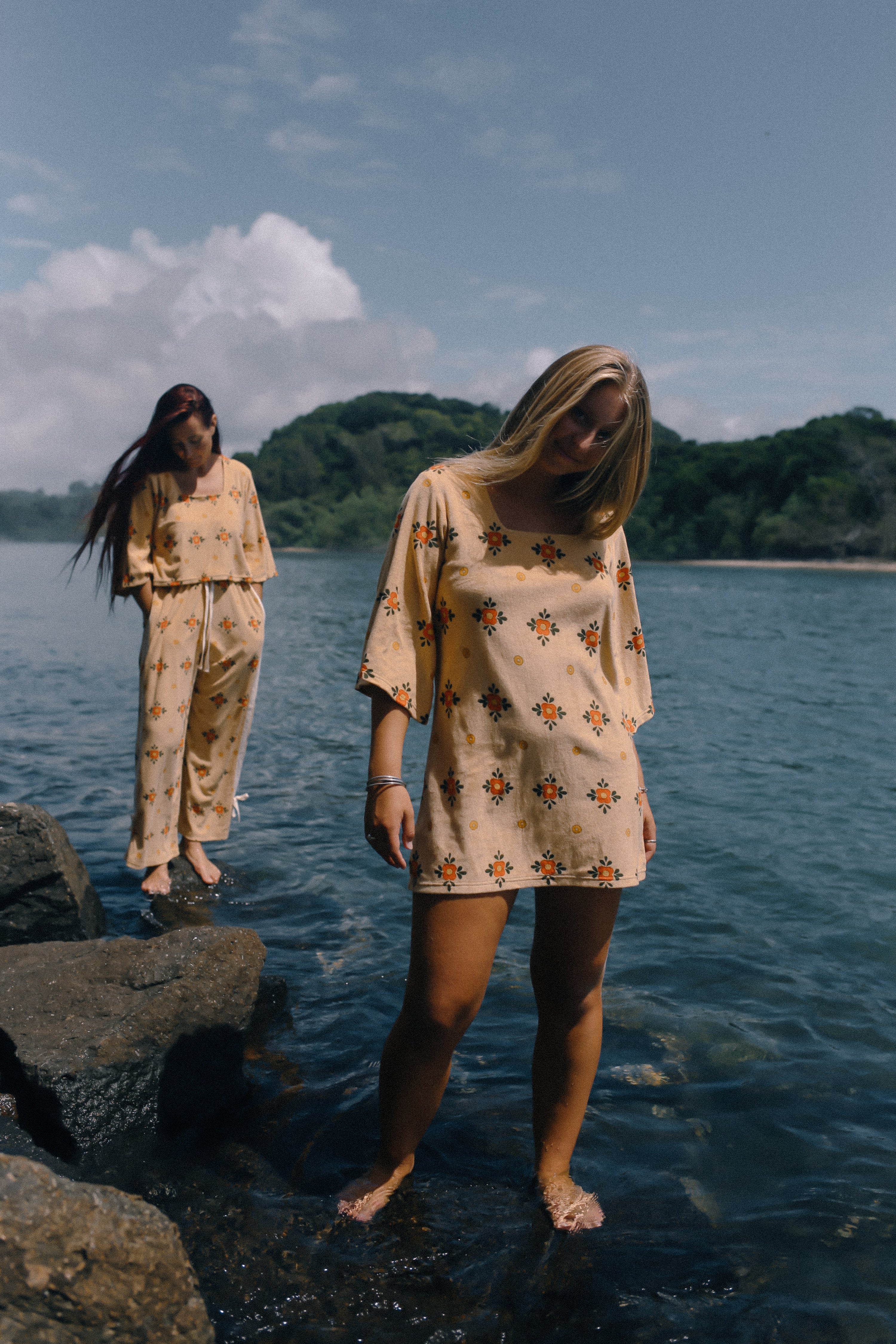 Terry Smock Dress Nasturtium - Atmosea