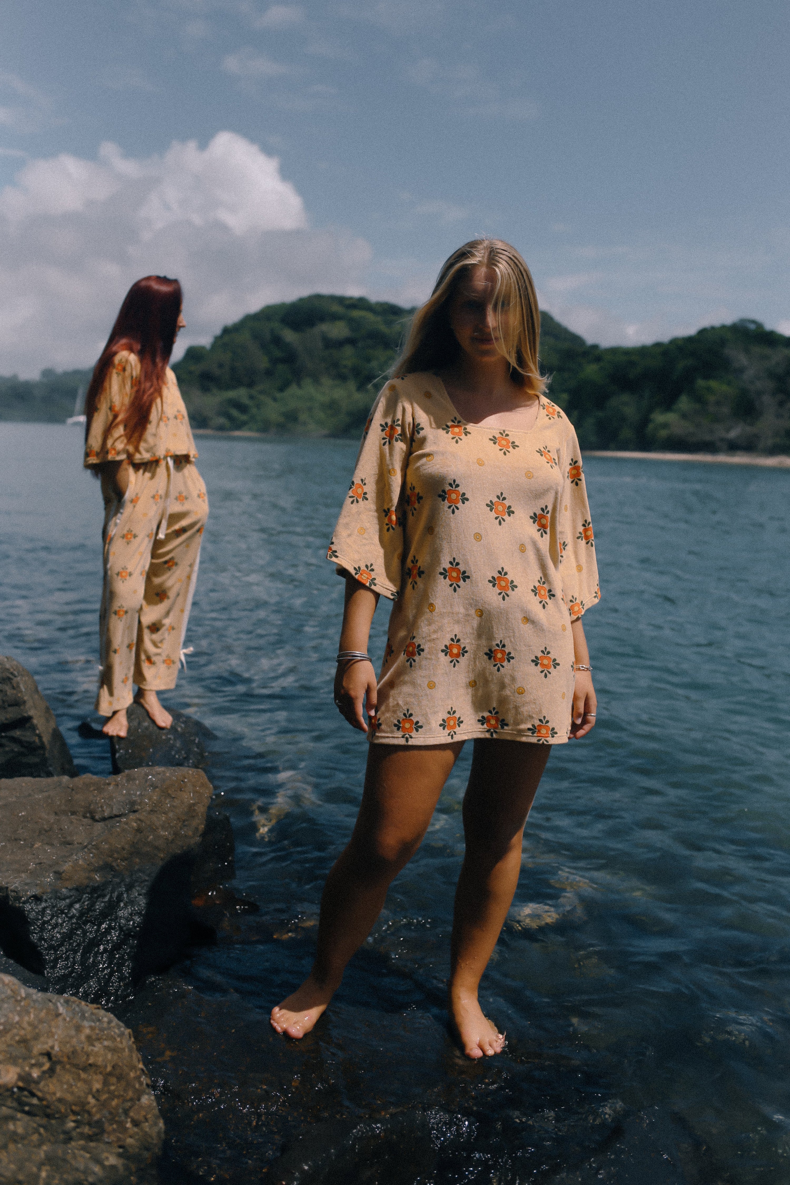 Terry Smock Dress Nasturtium - Atmosea