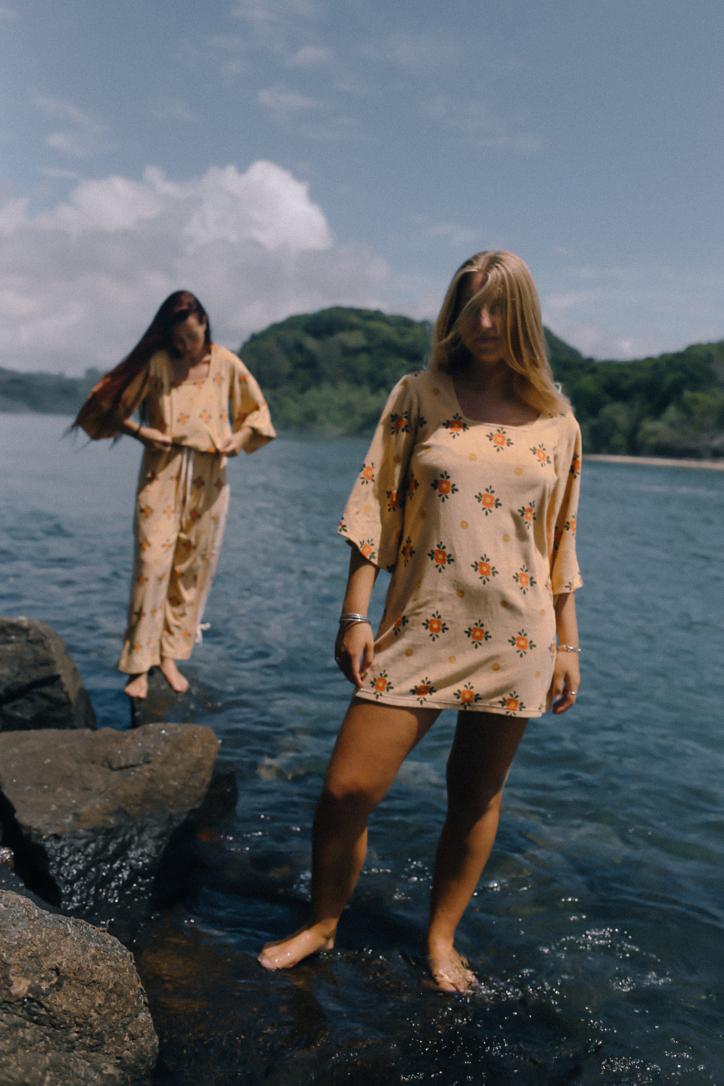 Terry Smock Dress Nasturtium - Atmosea