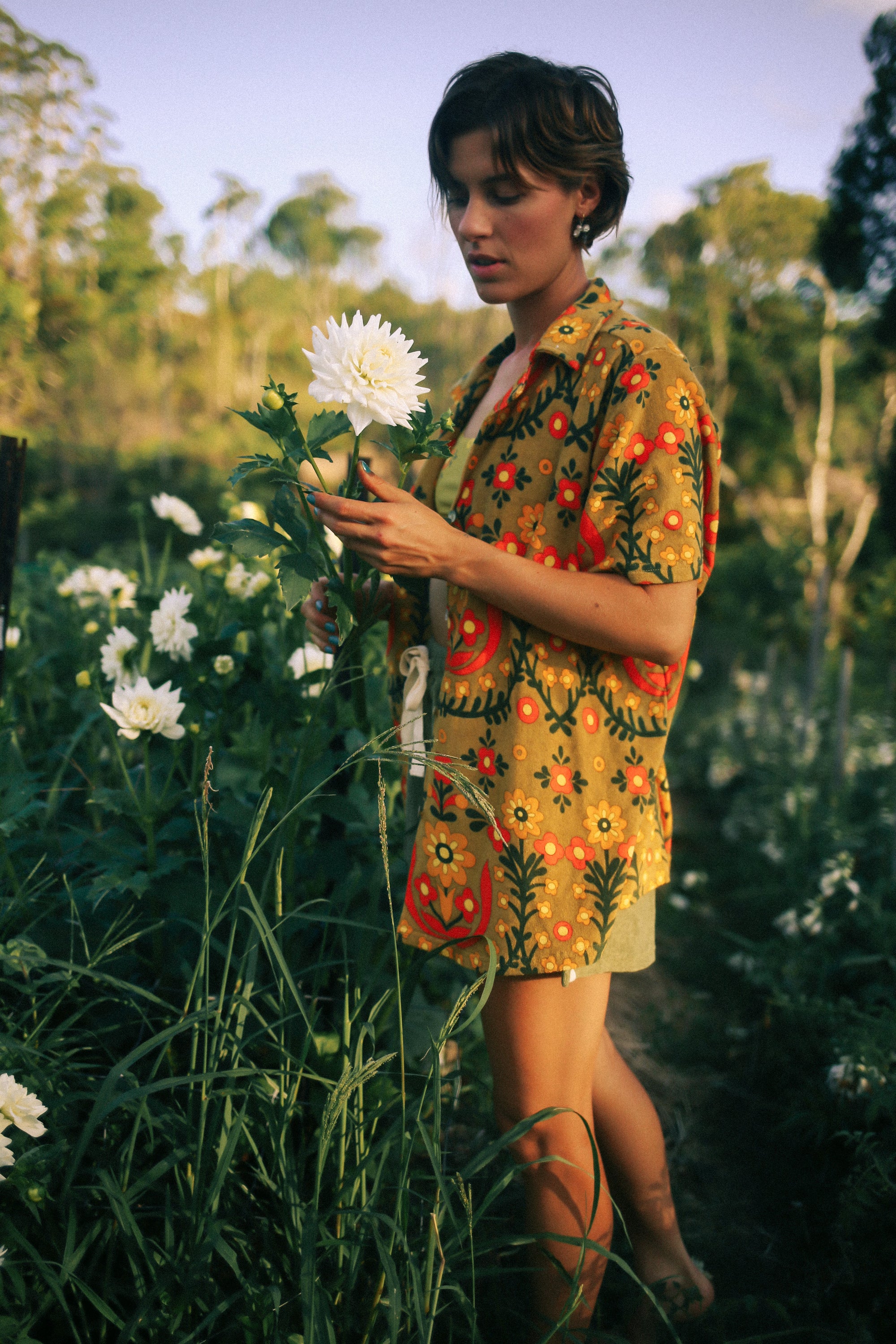 Terry Towelling Shirt Meadow - Atmosea