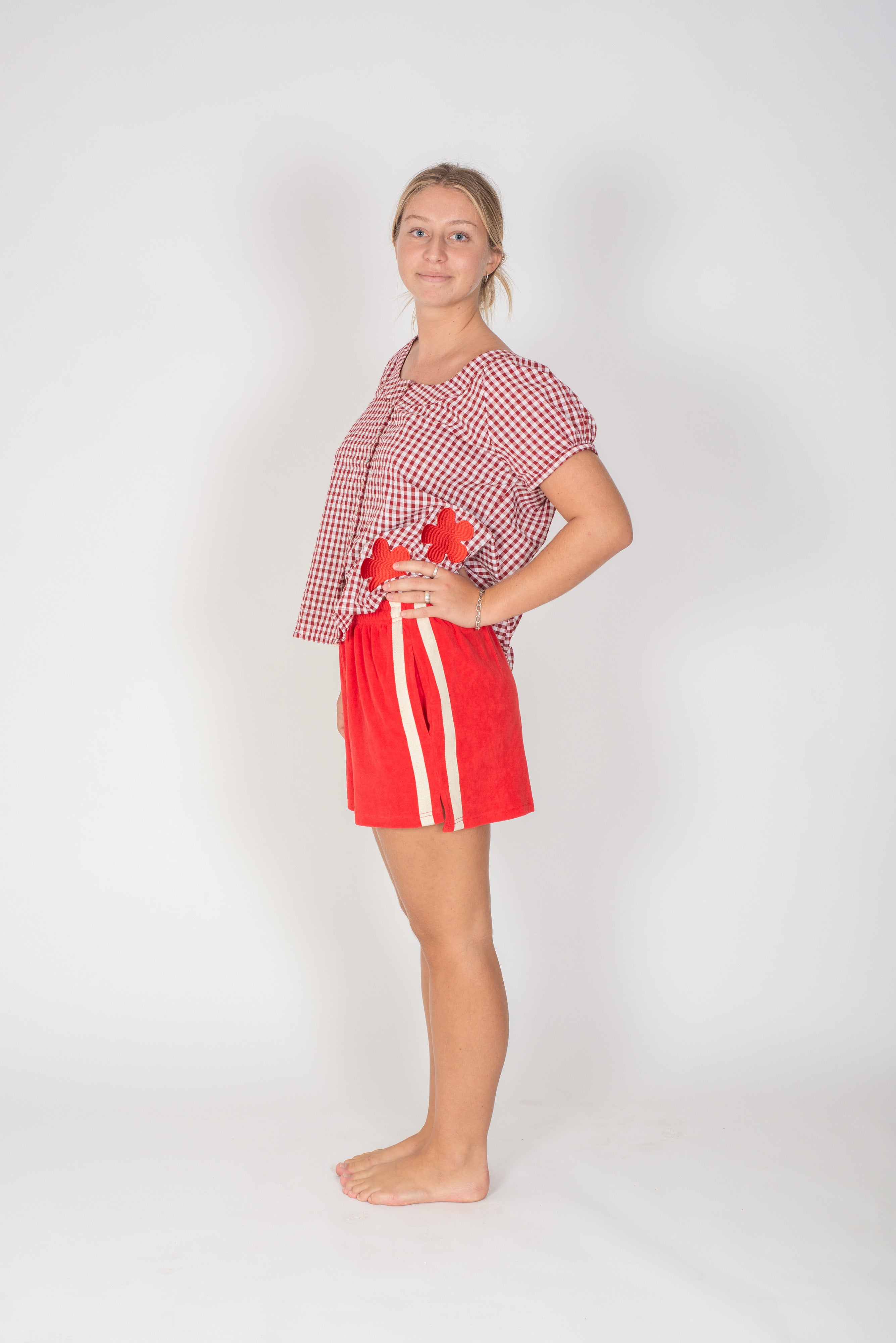 Terry Towelling Shorts Chilli - Atmosea