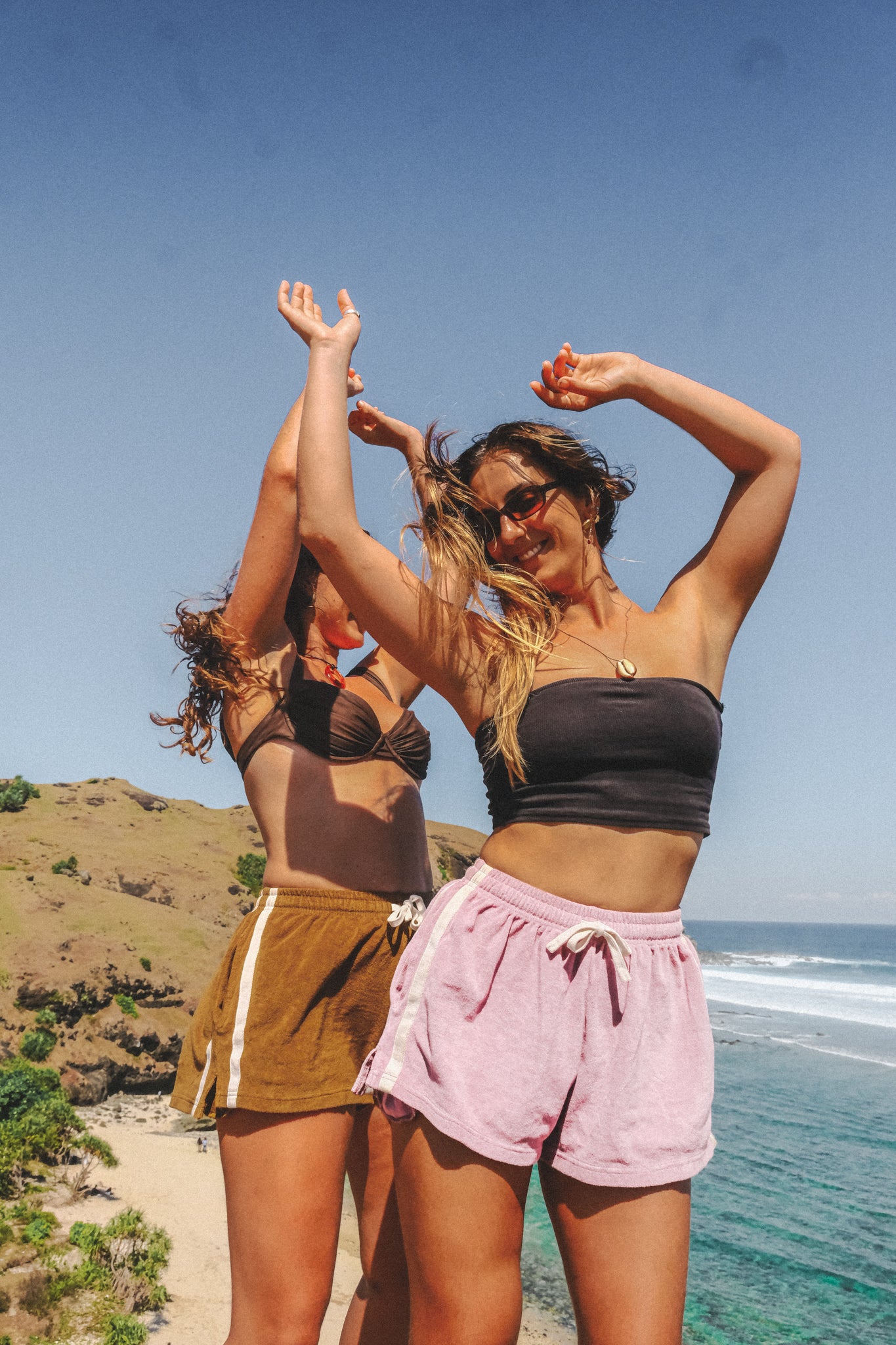 Terry Towelling Shorts Jacaranda - Atmosea