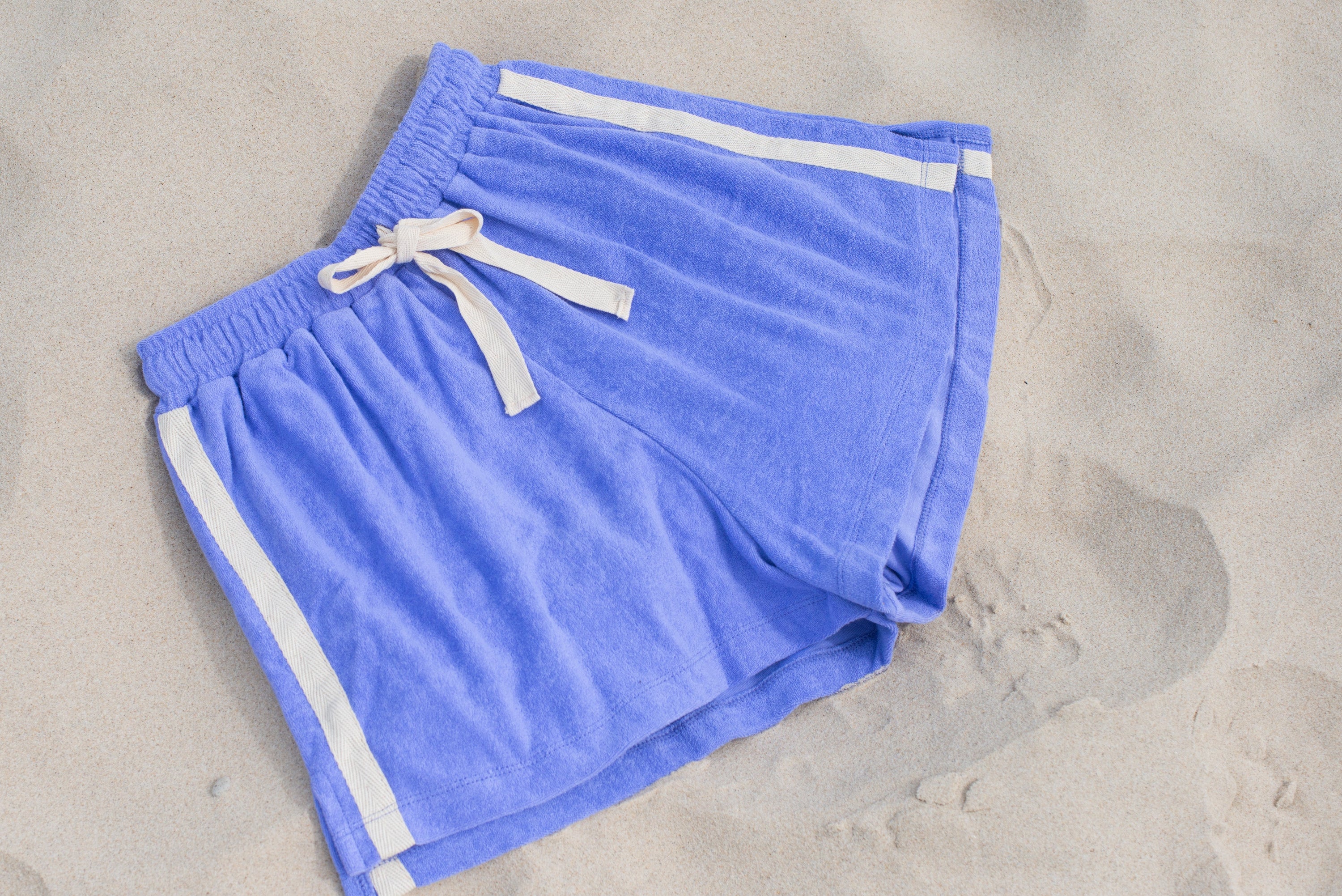 Terry Towelling Shorts - Lavender - Atmosea