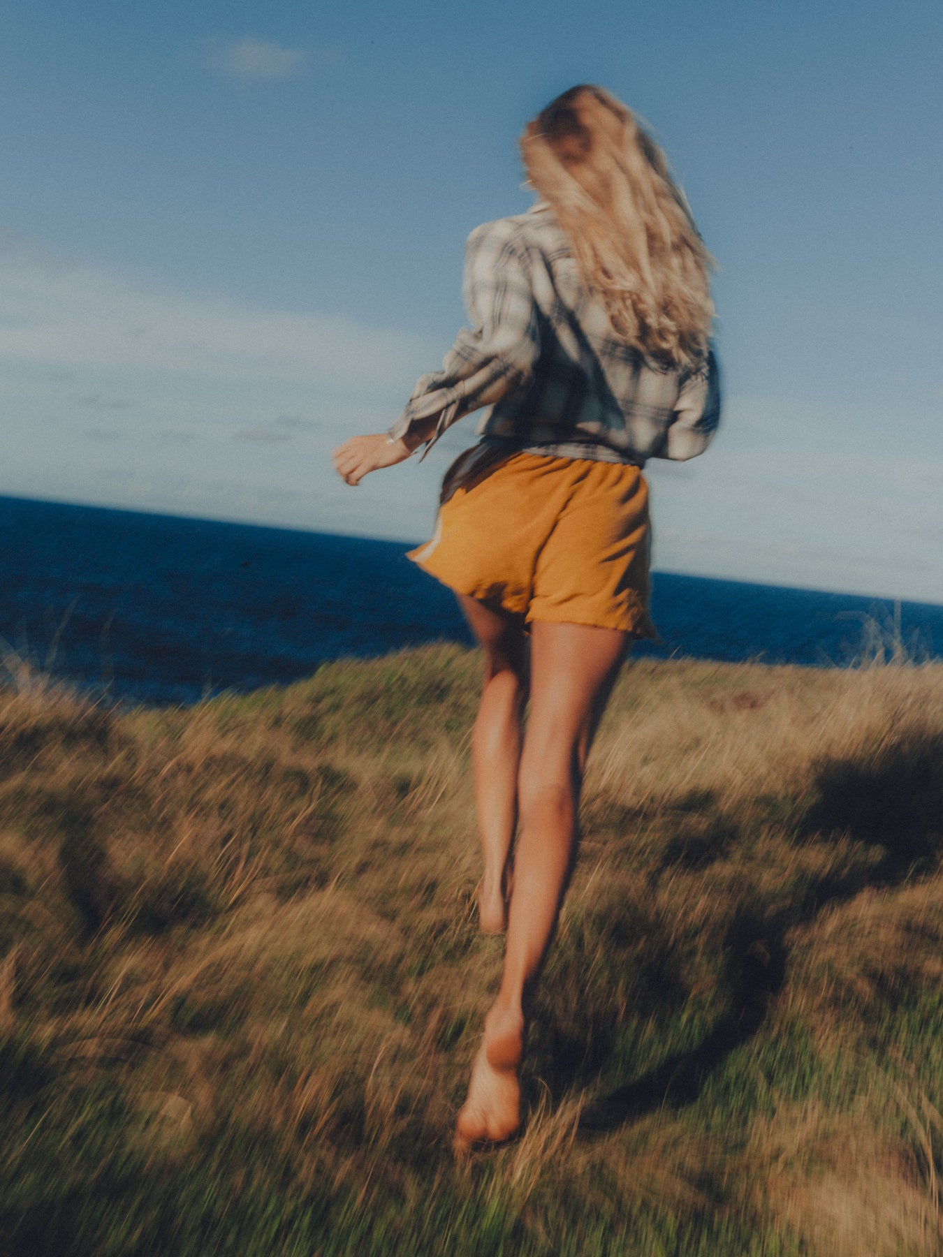 Terry Towelling Shorts Mango - Atmosea