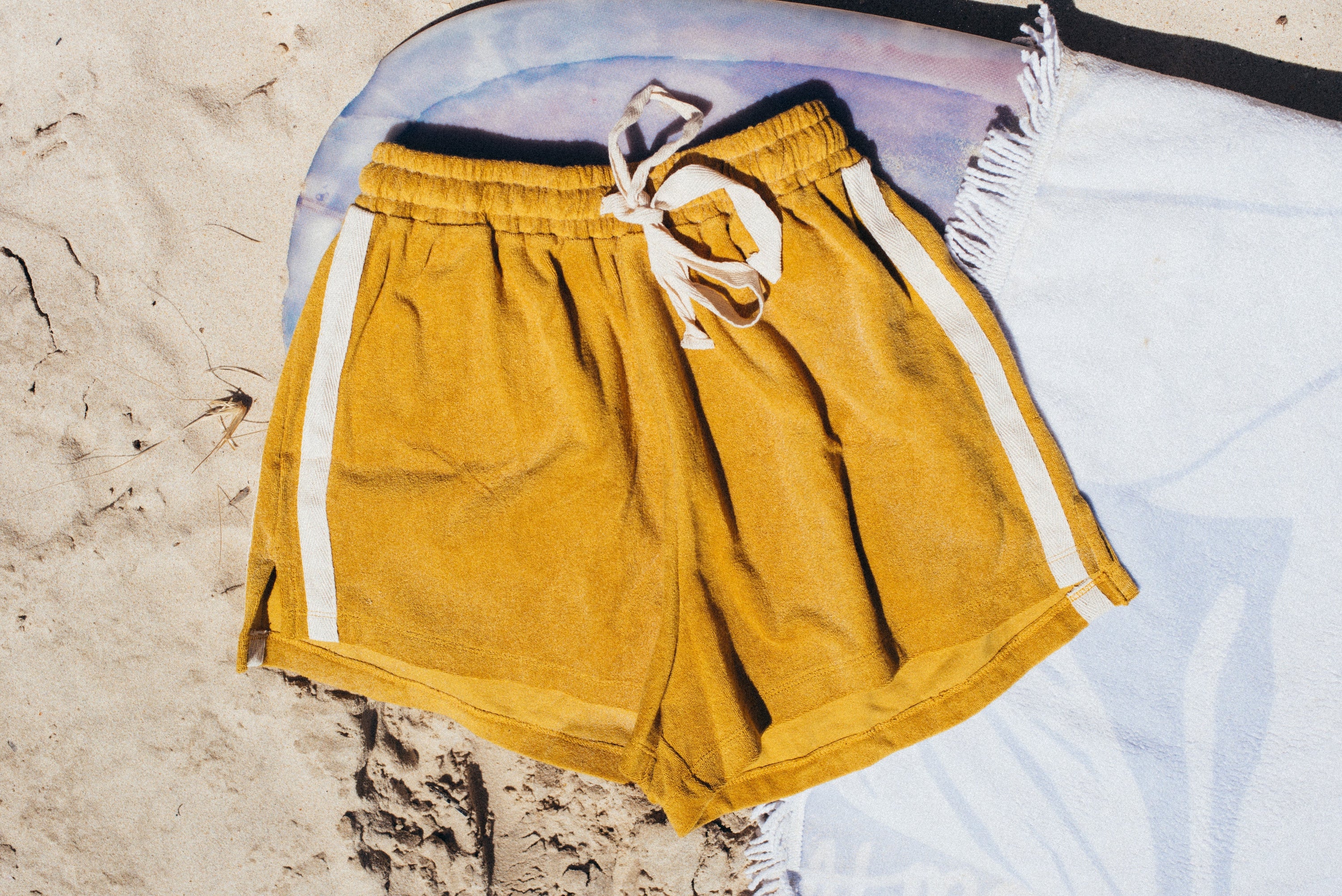 Terry Towelling Shorts - Mango - Atmosea
