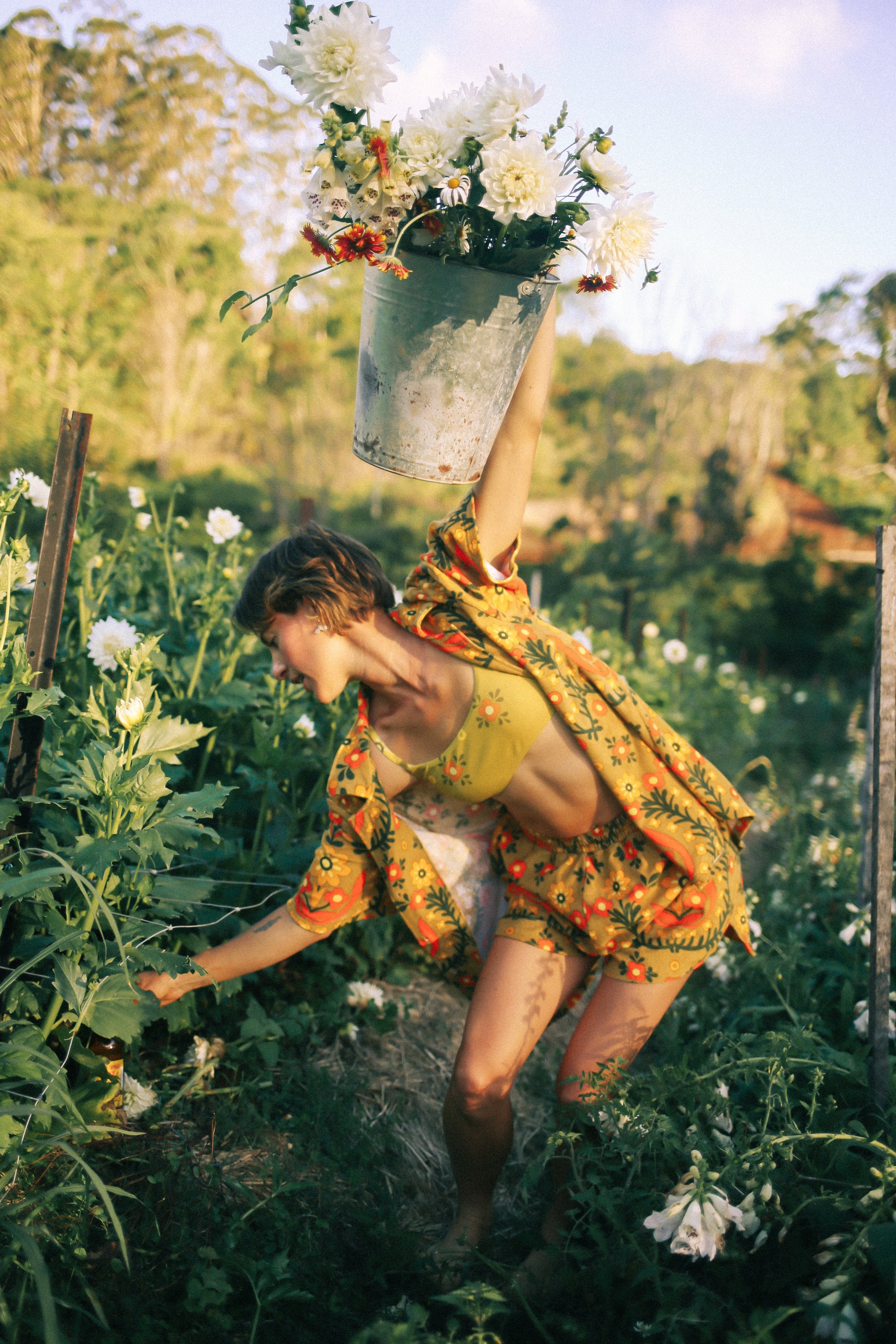 Terry Towelling Shorts Meadow - Atmosea