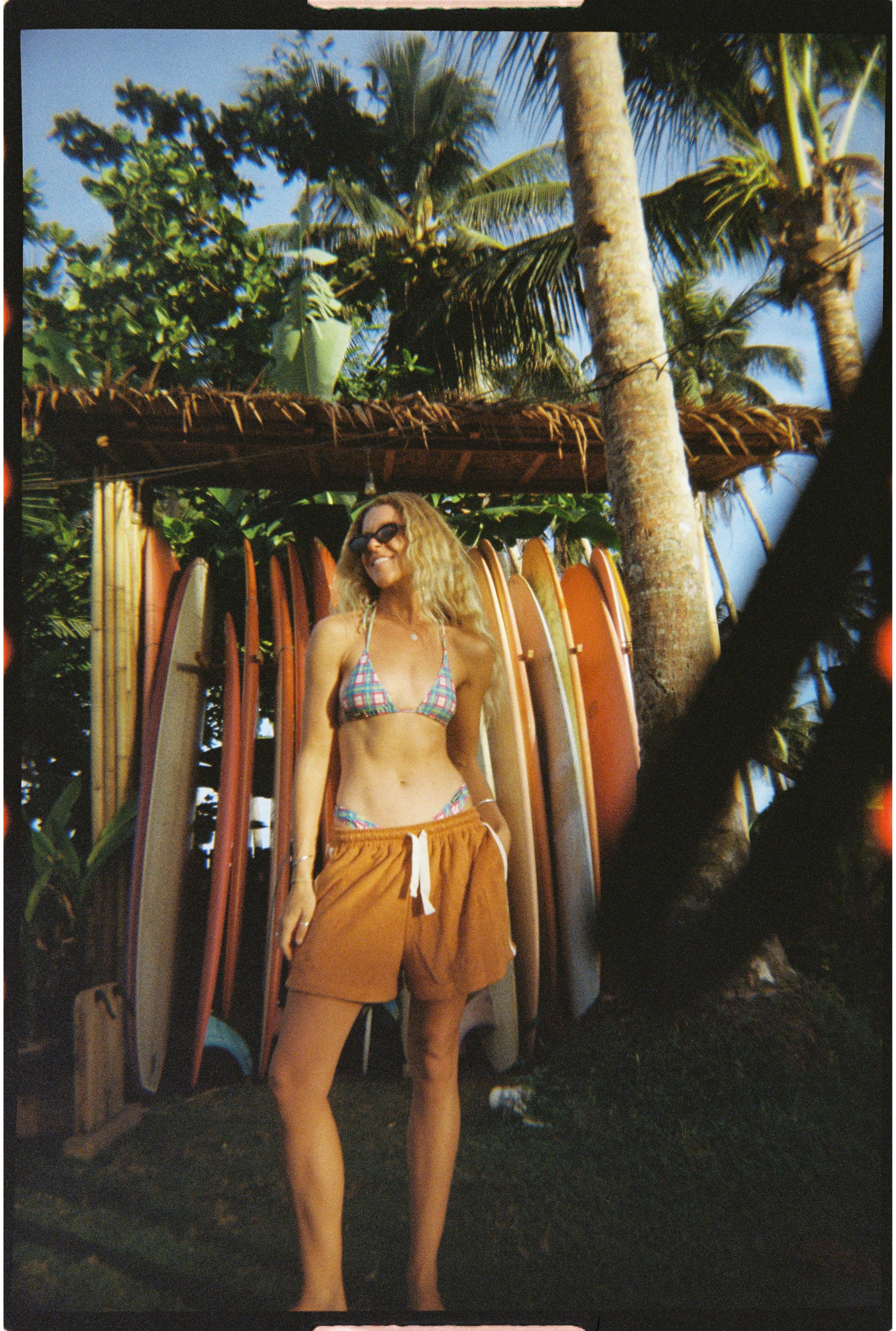 Terry Towelling Shorts Rust - Atmosea