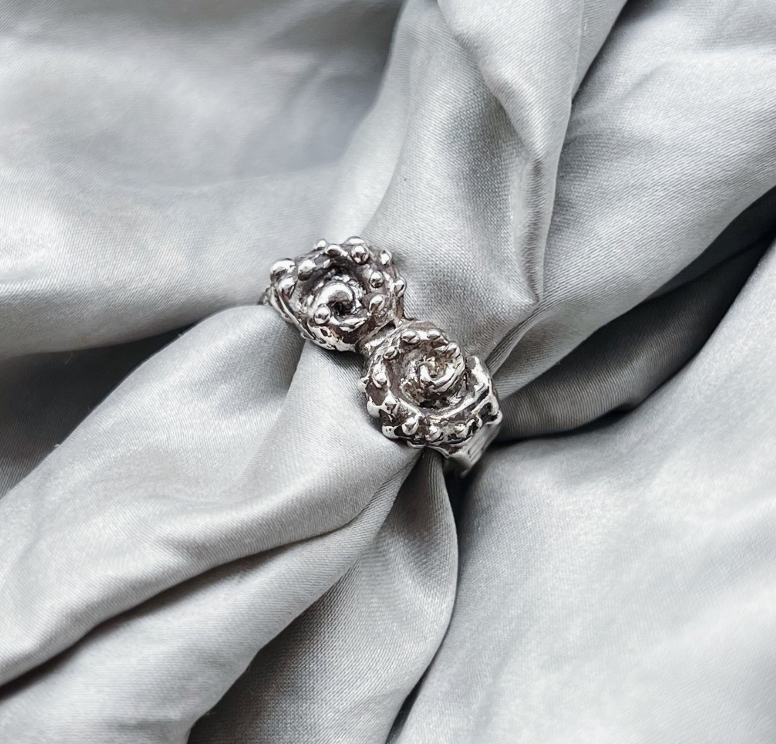 TWIN - Silver Ring by Em Niwa - Em Niwa