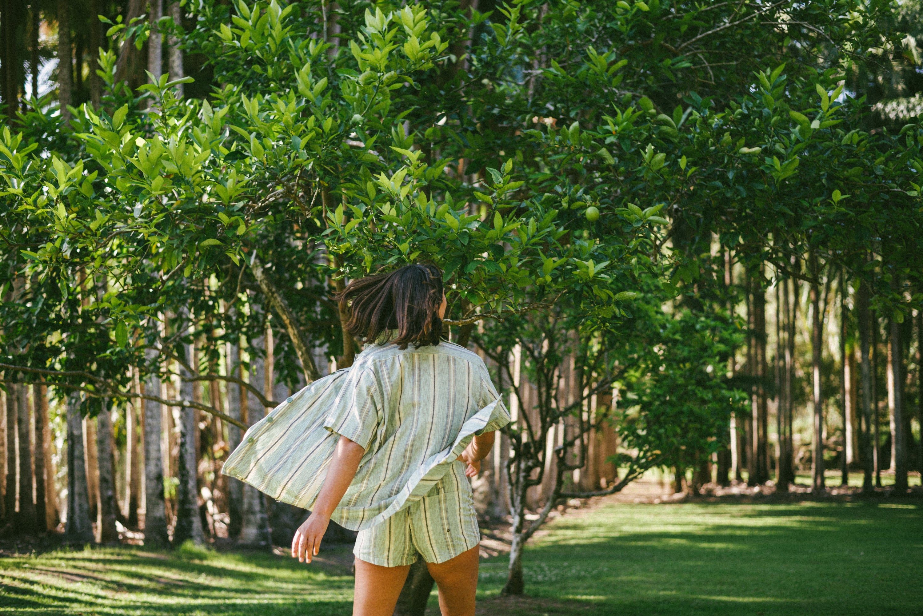 Unisex Shirt in Holiday Stripe - Atmosea