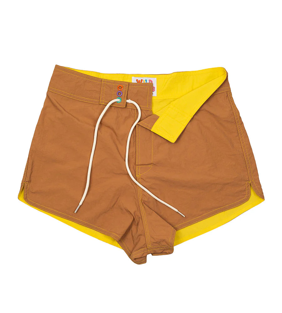 WT Surf Shorts Brown - Wild Things