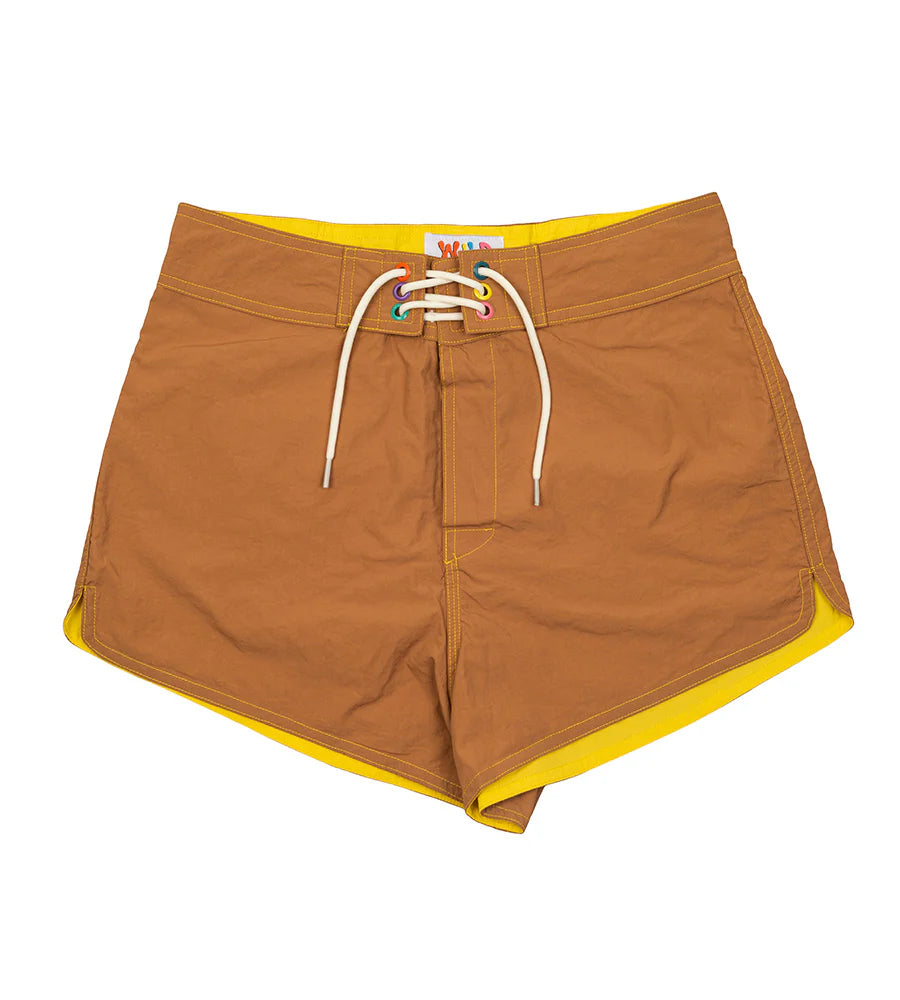 WT Surf Shorts Brown - Wild Things