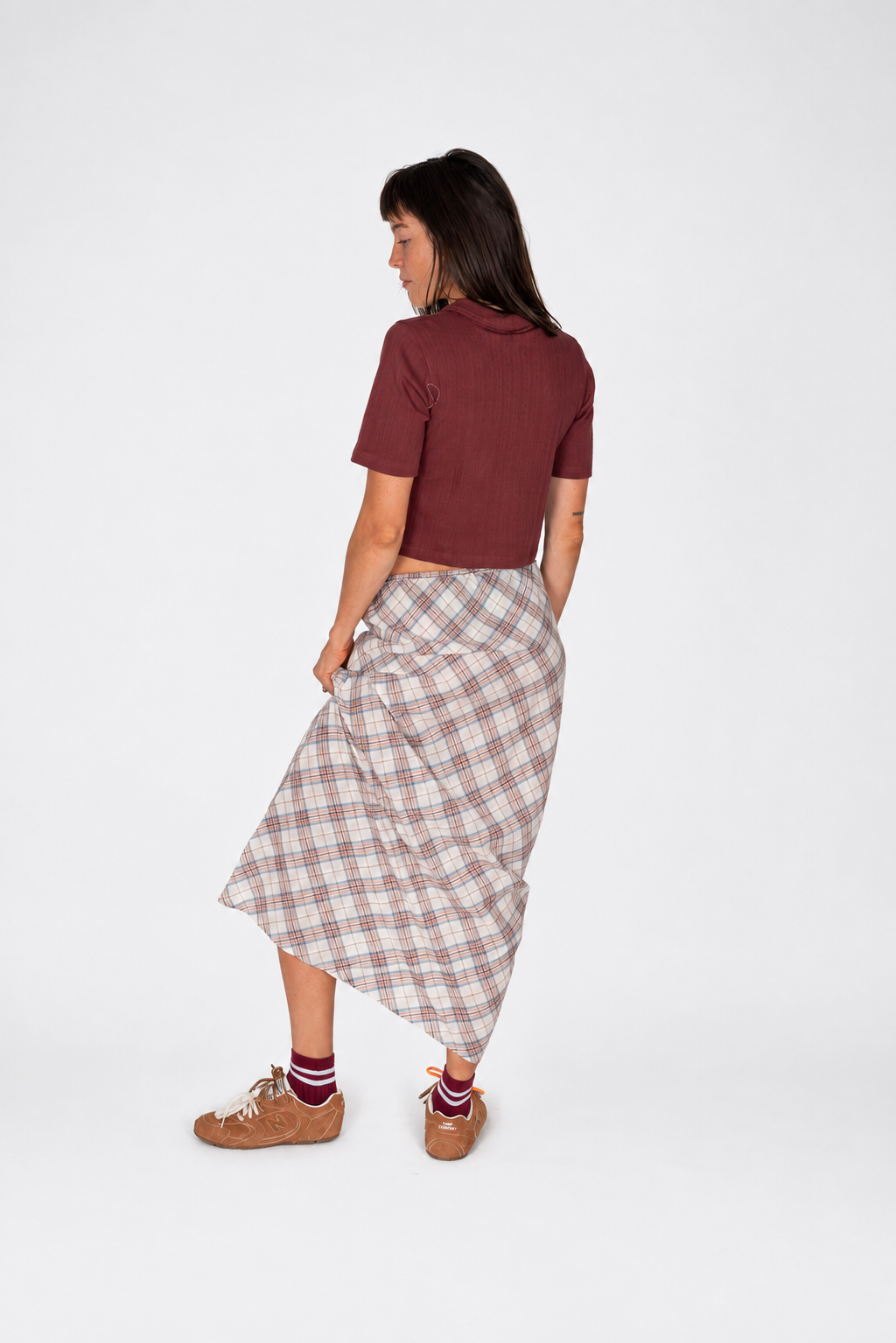 Yani Bias Maxi Skirt - Atmosea